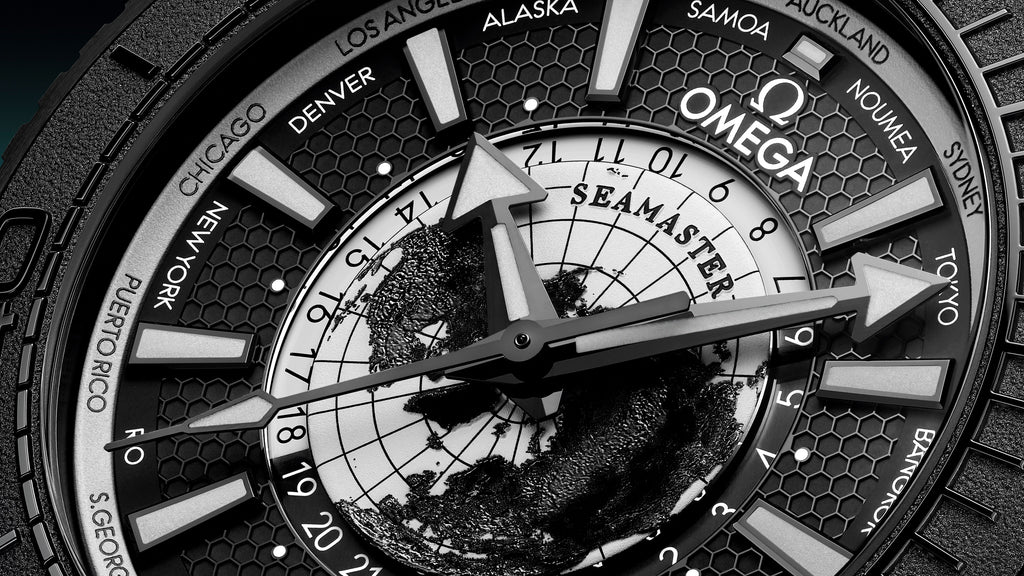 Seamaster Planet Ocean 600M 45.5 mm, black ceramic on rubber strap - 21592462201007 - View 4
