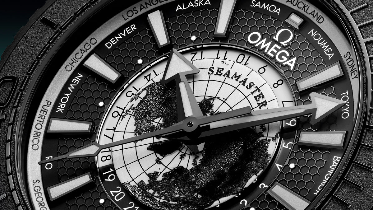 Seamaster Planet Ocean 600M 45.5 mm, black ceramic on rubber strap - 21592462201007 - View 4
