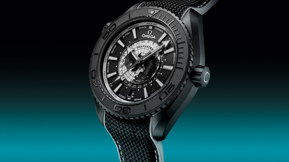 Seamaster Planet Ocean 600M 45.5 mm, black ceramic on rubber strap - 21592462201007 - View 6