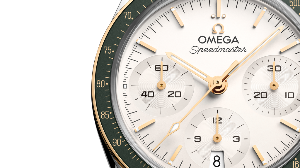 Speedmaster 38 38 mm, steel - Moonshine™ gold on steel - Moonshine™ gold - 32420385002001 - View 4