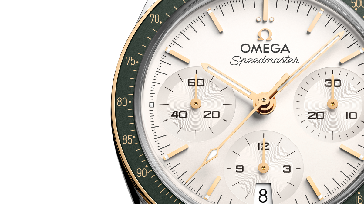 Speedmaster 38 38 mm, steel - Moonshine™ gold on steel - Moonshine™ gold - 32420385002001 - View 4