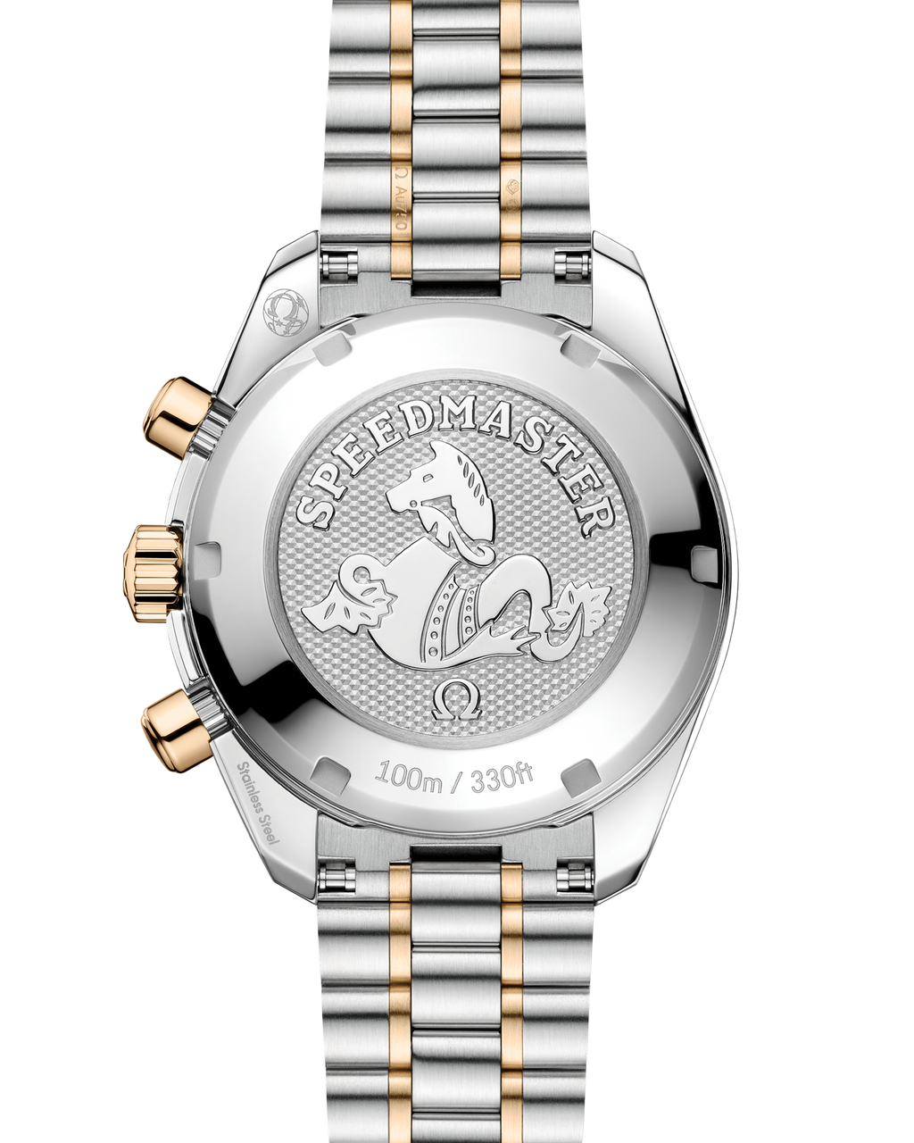 Speedmaster 38 38 mm, steel - Moonshine™ gold on steel - Moonshine™ gold - 32420385002001 - View 2