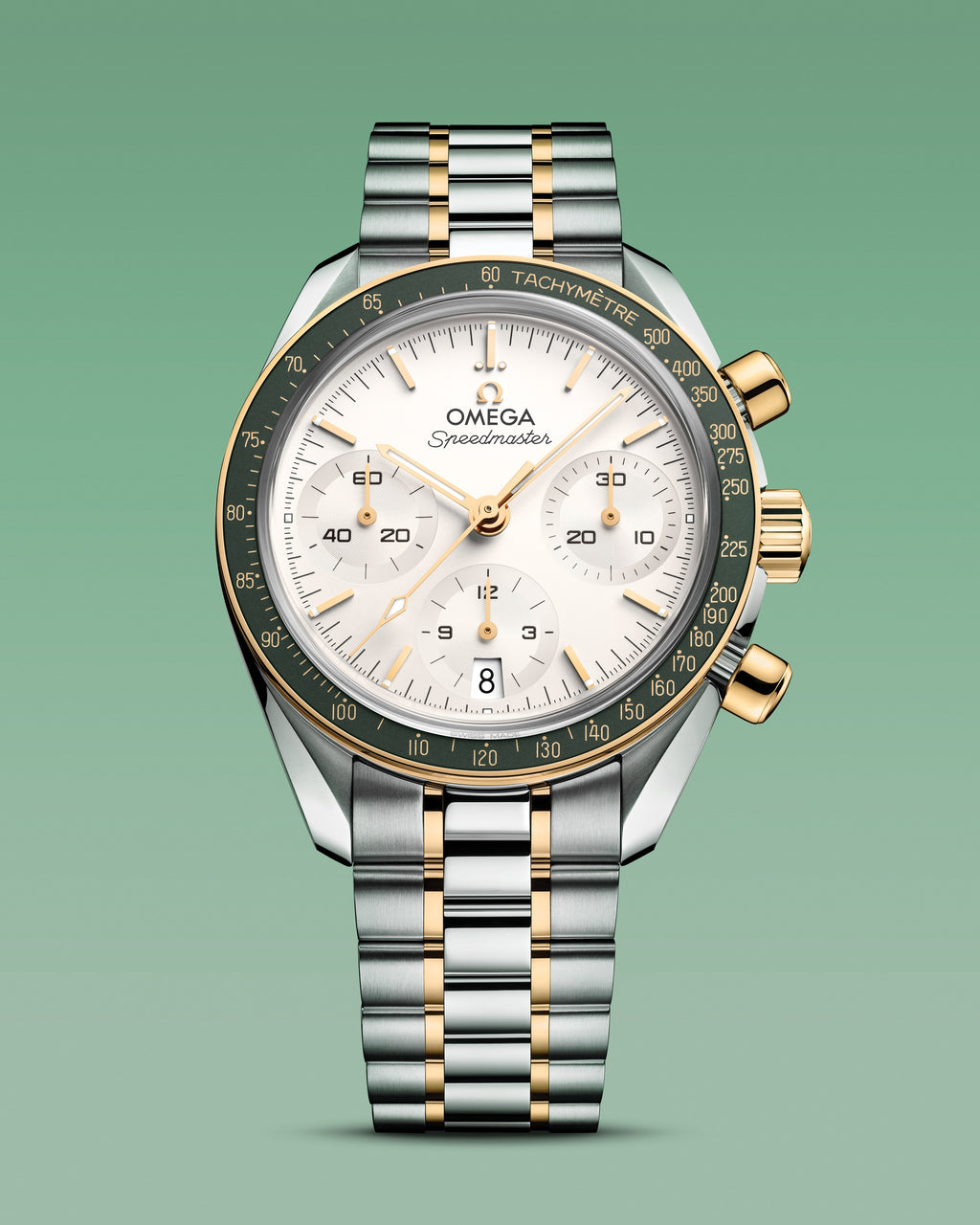 Speedmaster 38 38 mm, steel - Moonshine™ gold on steel - Moonshine™ gold - 32420385002001 - View 9