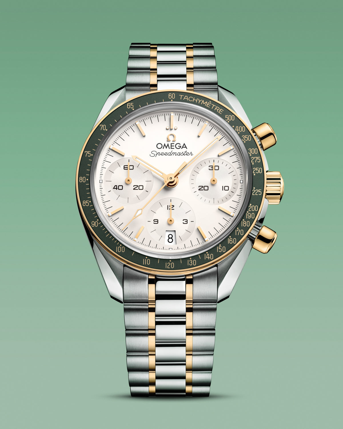 Speedmaster 38 38 mm, steel - Moonshine™ gold on steel - Moonshine™ gold - 32420385002001 - View 9
