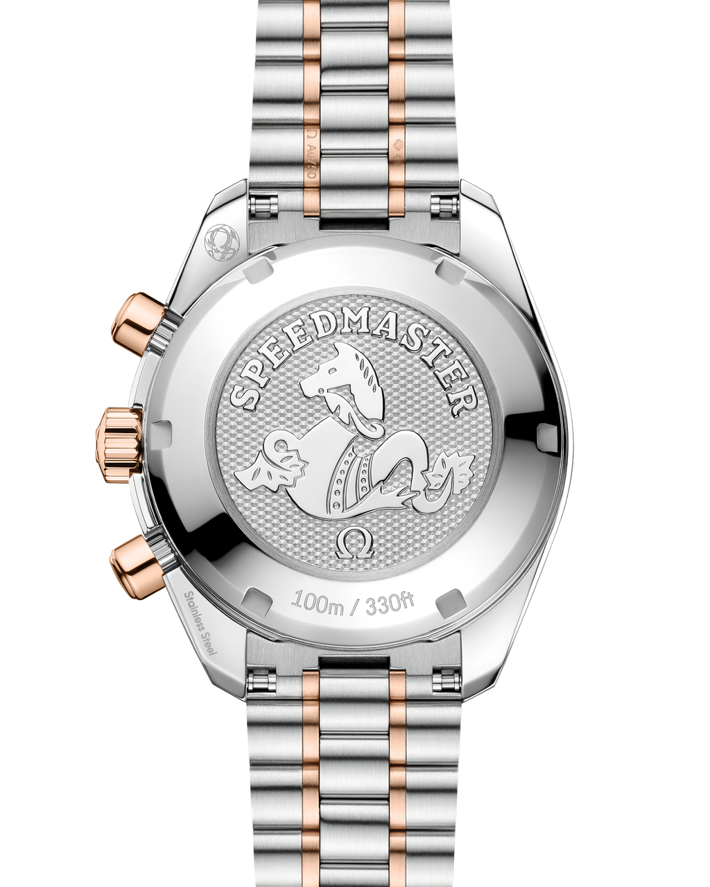 Speedmaster 38 38 mm, steel - Sedna™ gold on steel - Sedna™ gold - 32420385002002 - View 2