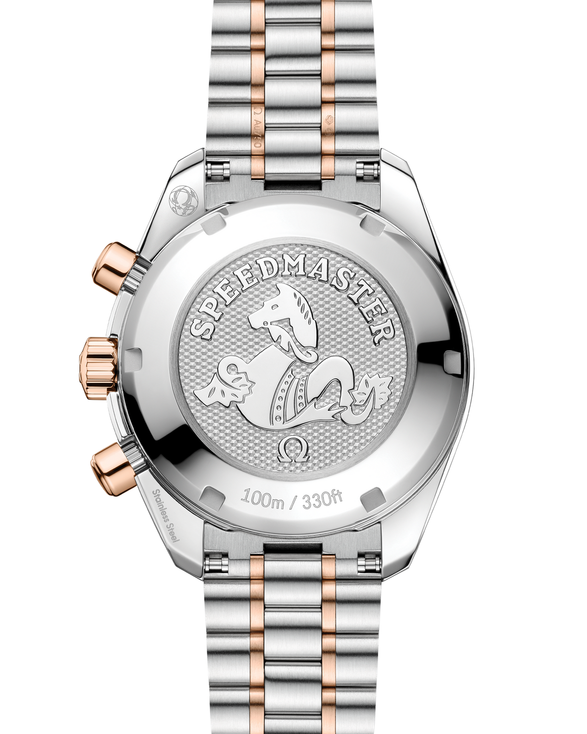 Speedmaster 38 38 mm, steel - Sedna™ gold on steel - Sedna™ gold - 32420385002002 - View 2