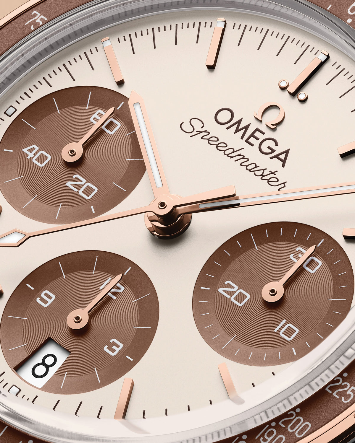 Speedmaster 38 38 mm, steel - Sedna™ gold on steel - Sedna™ gold - 32420385002002 - View 7