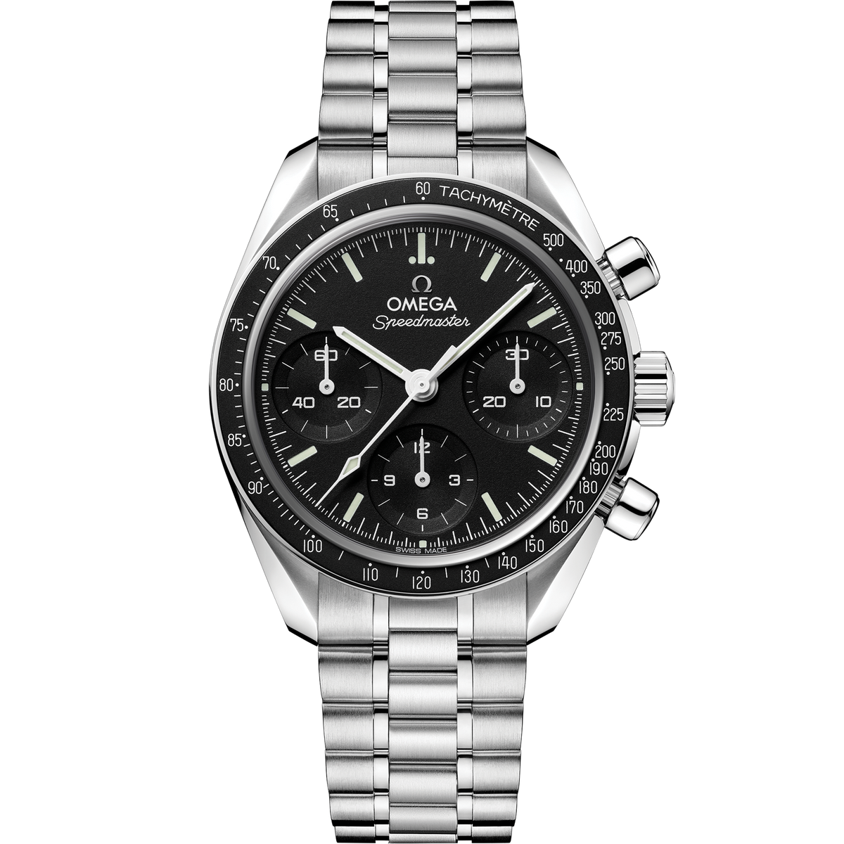 Speedmaster 38 38 mm, steel on steel - 32430385001002 - View 1
