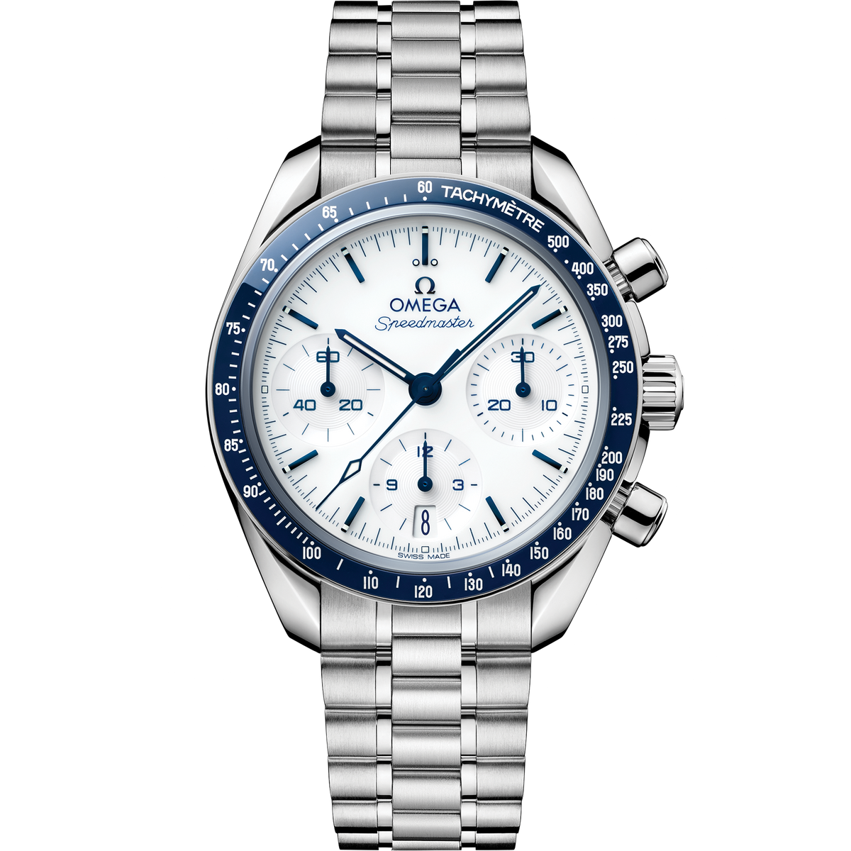 Speedmaster 38 38 mm, steel on steel - 32430385004001 - View 1