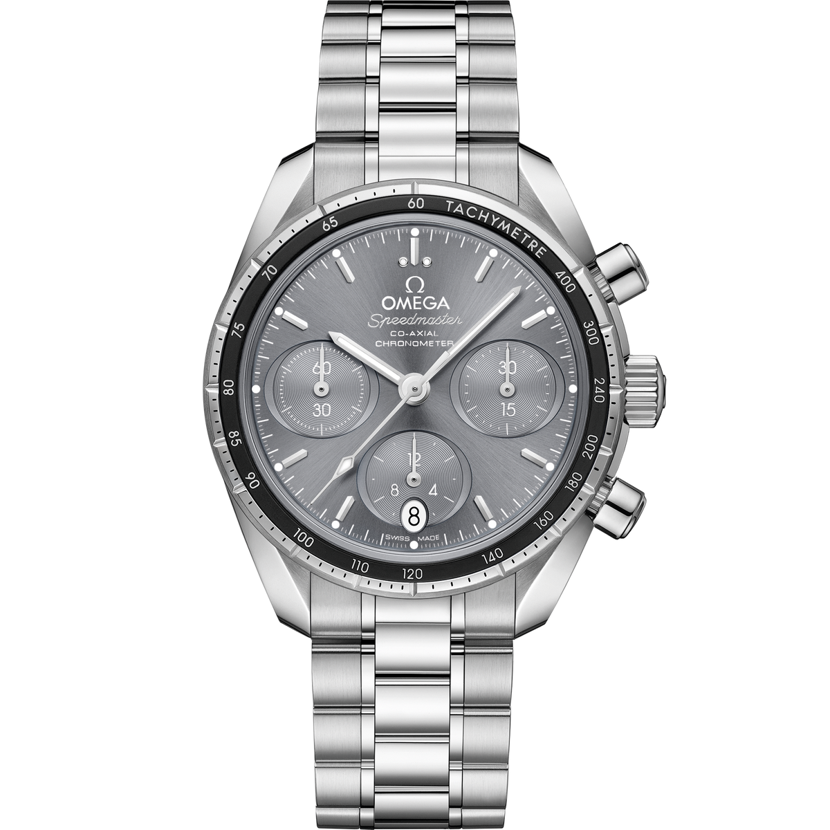 Speedmaster 38 38 mm, steel on steel - 32430385006001 - View 1