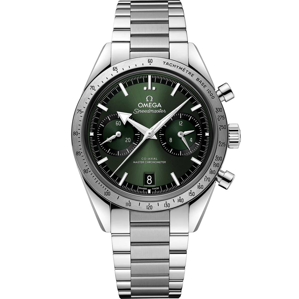 Speedmaster '57 40.5 mm, steel on steel - 33210415110001 - View 1