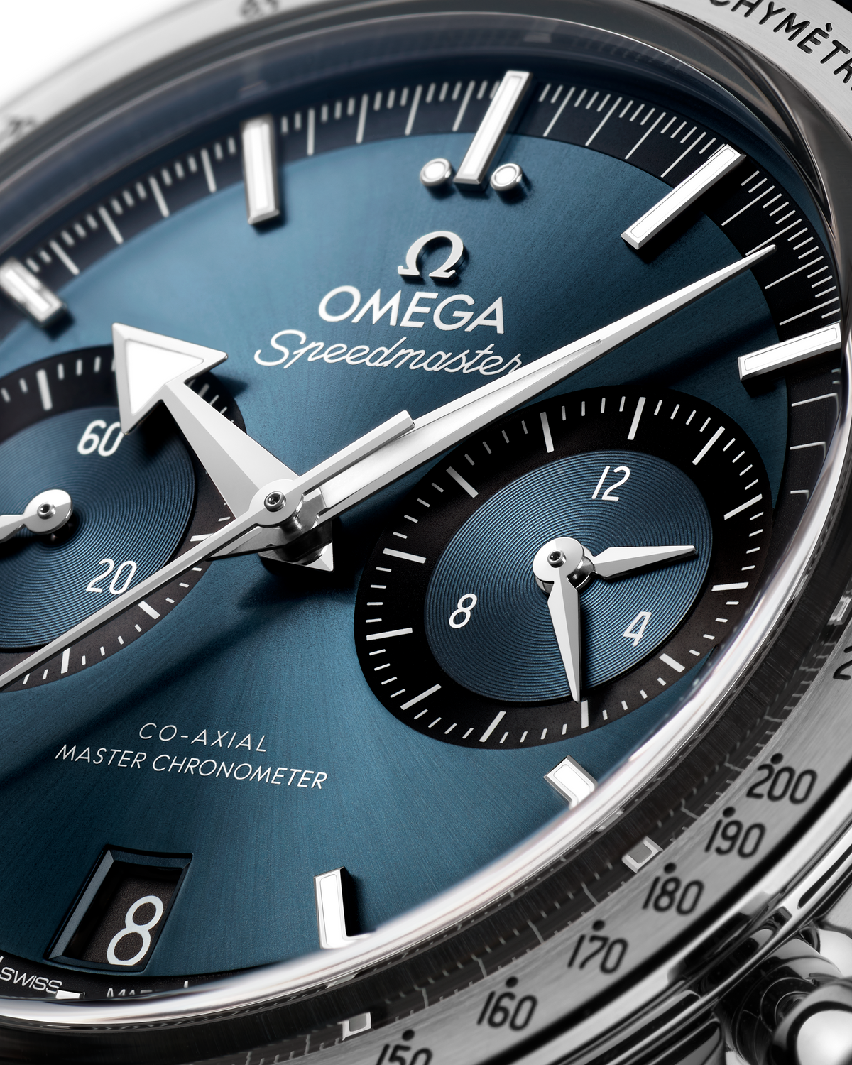 Speedmaster '57 40.5 mm, steel on leather strap - 33212415103001 - View 3