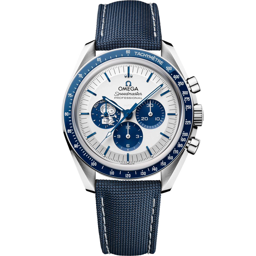 Speedmaster Anniversary Series 42 mm, steel on coated nylon fabric strap - 31032425002001 - View 1