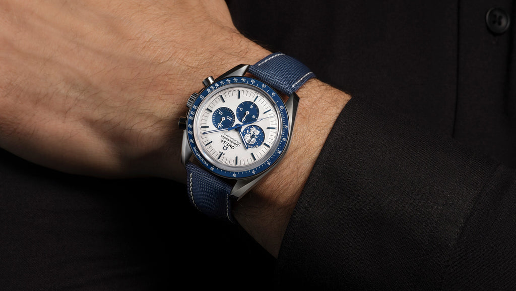 Speedmaster Anniversary Series 42 mm, steel on coated nylon fabric strap - 31032425002001 - View 9