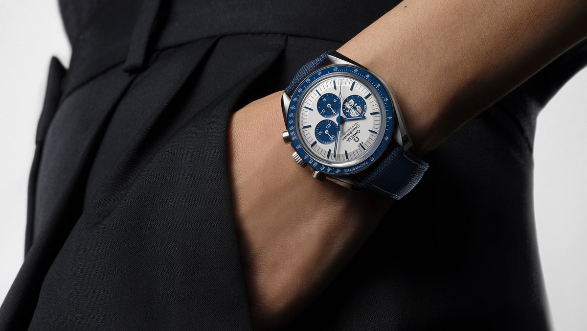 Speedmaster Anniversary Series 42 mm, steel on coated nylon fabric strap - 31032425002001 - View 11