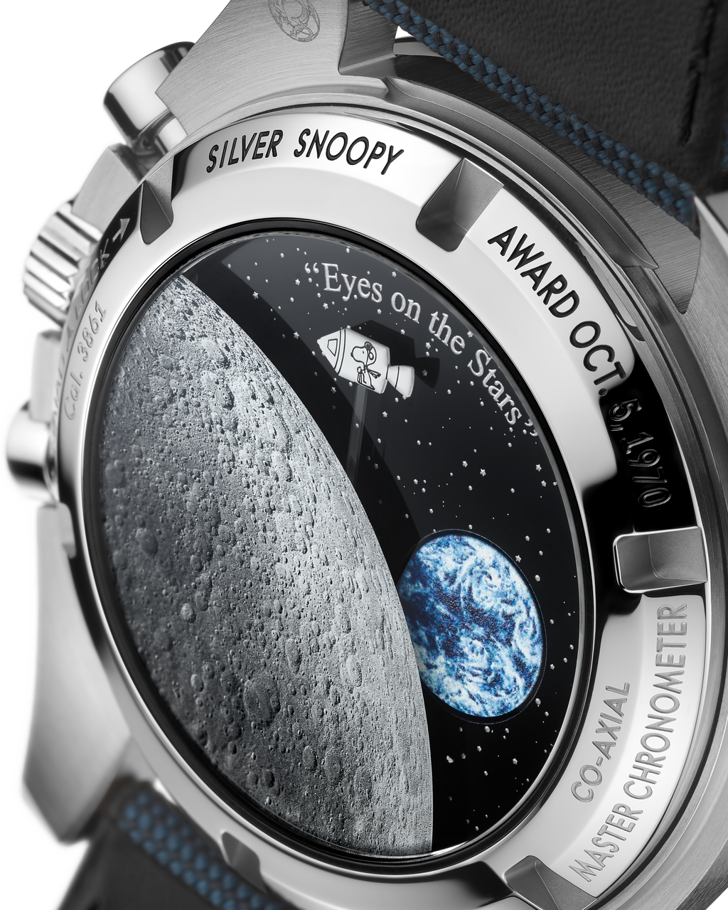 Speedmaster Anniversary Series 42 mm, steel on coated nylon fabric strap - 31032425002001 - View 4