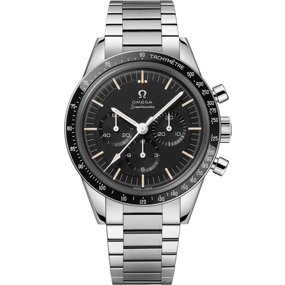 Speedmaster Calibre 321 39.7 mm, steel on steel - 31130403001001 - View 1
