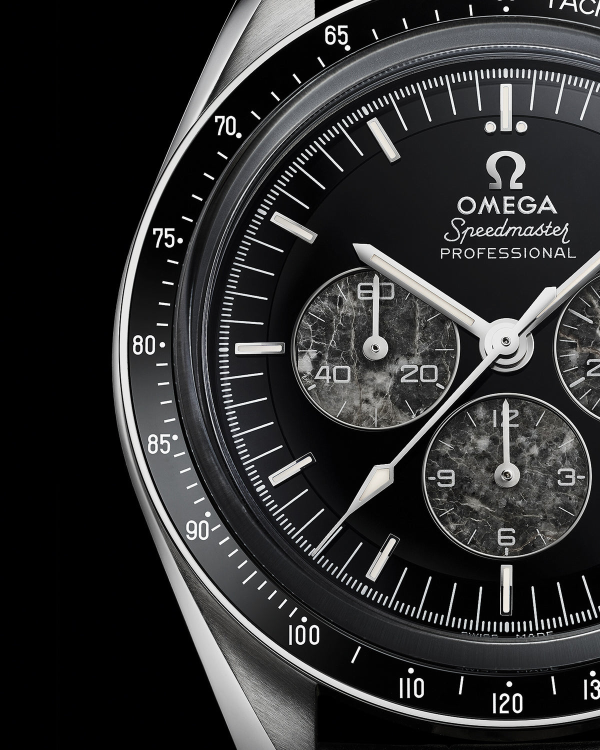 Speedmaster Calibre 321 42 mm, platinum on leather strap - 31193423099001 - View 5