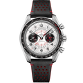 Speedmaster Chronoscope 43 mm, steel on leather strap - 32932435102001 - View 1