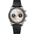 Speedmaster Chronoscope 43 mm, steel on leather strap - 52232435102001 - View 1