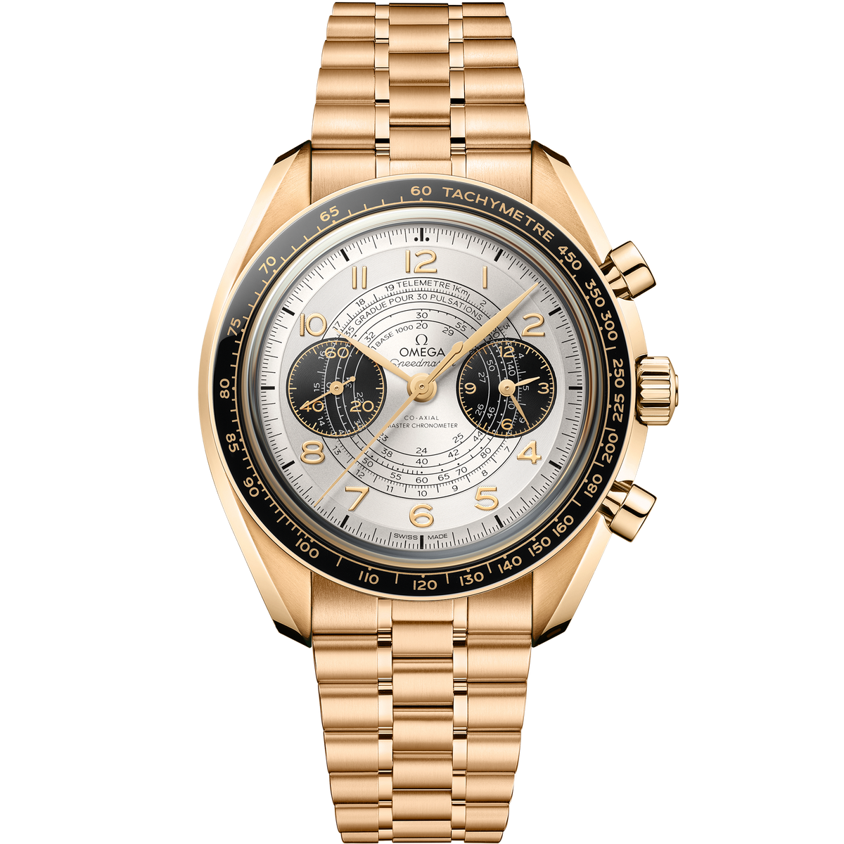 Speedmaster Chronoscope 43 mm, Moonshine™ gold on Moonshine™ gold - 52260435102001 - View 1