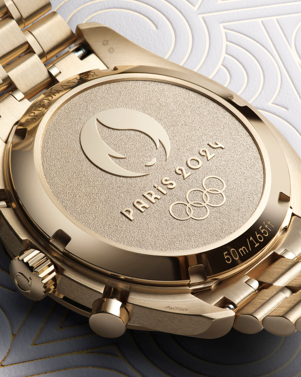 Speedmaster Chronoscope 43 mm, Moonshine™ gold on Moonshine™ gold - 52260435102001 - View 3