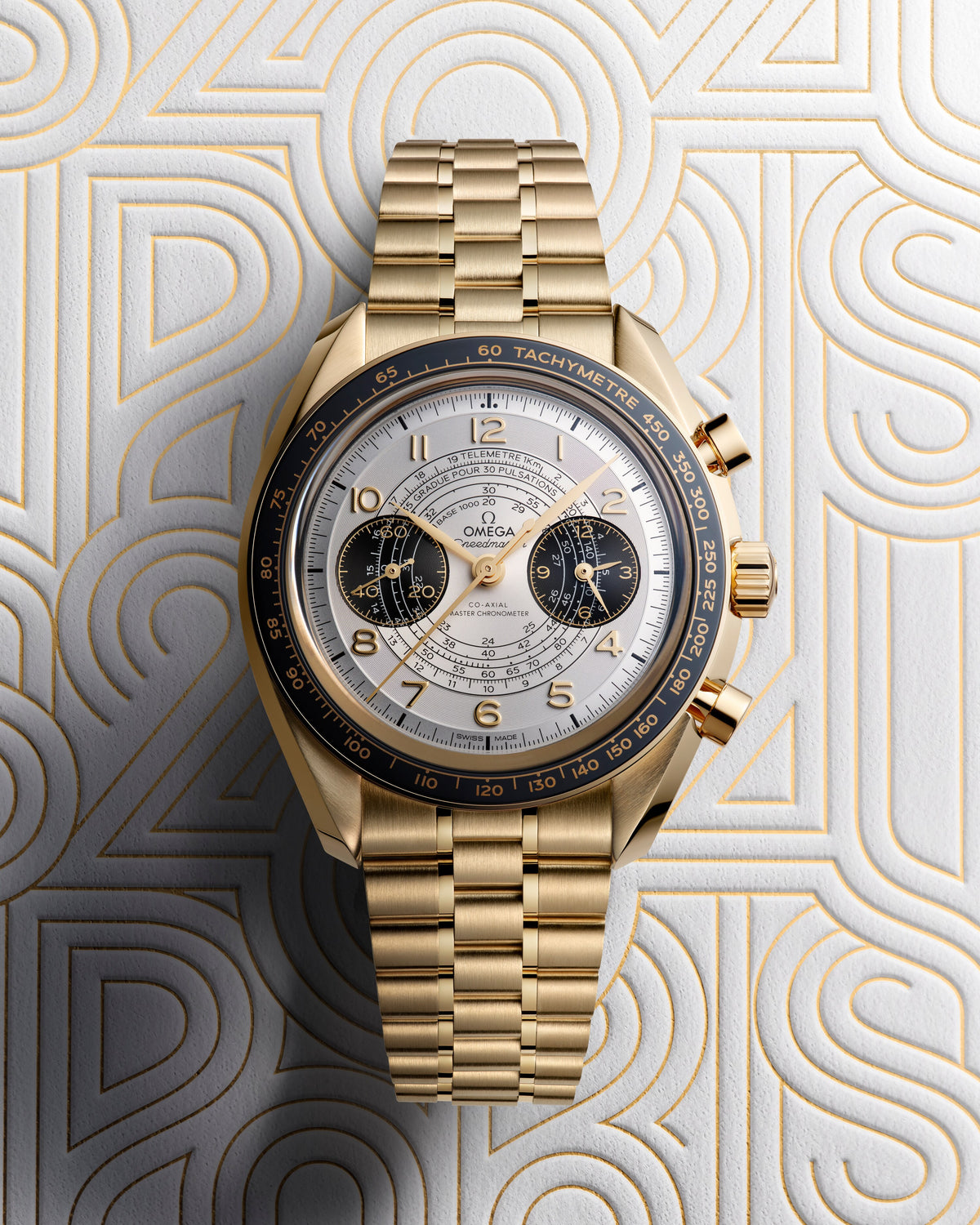 Speedmaster Chronoscope 43 mm, Moonshine™ gold on Moonshine™ gold - 52260435102001 - View 5