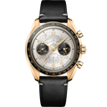 Speedmaster Chronoscope 43 mm, Moonshine™ gold on leather strap - 52262435102001 - View 1