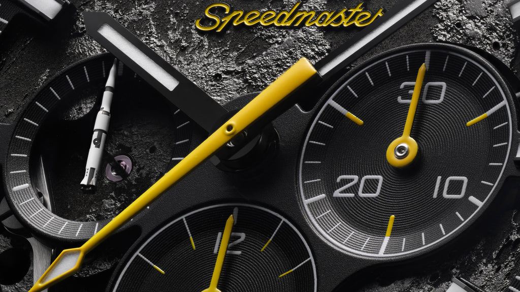 Speedmaster Dark Side of the Moon 44.25 mm, black ceramic on rubber strap - 31092445001001 - View 10