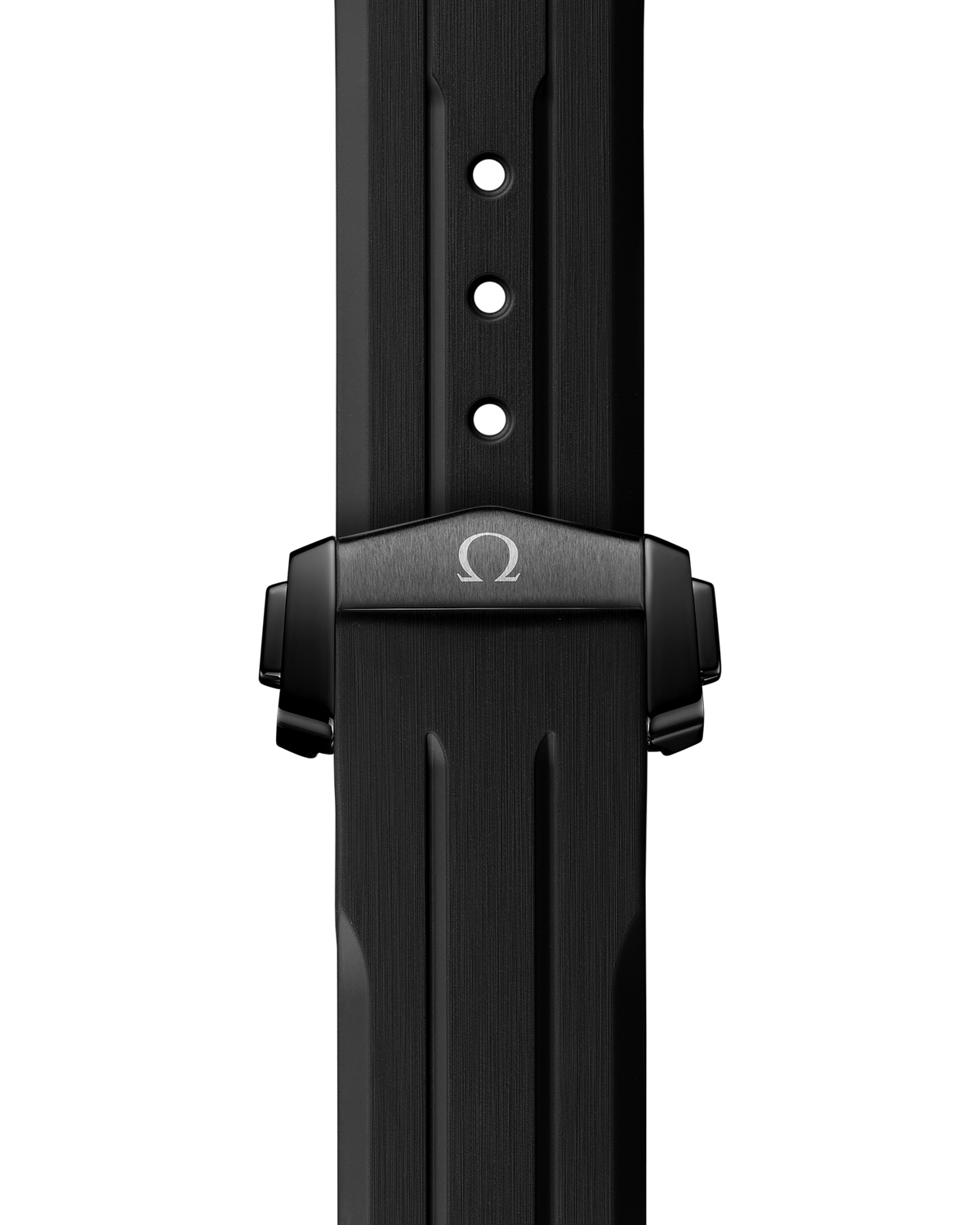 Speedmaster Dark Side of the Moon 44.25 mm, black ceramic on rubber strap - 31092445101001 - View 11