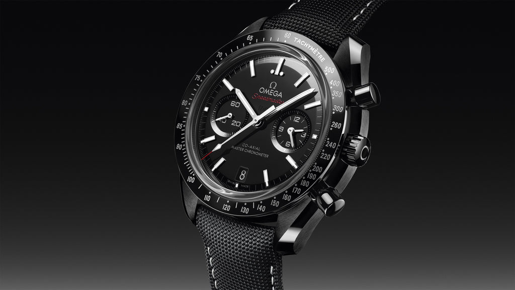 Speedmaster Dark Side of the Moon 44.25 mm, black ceramic on coated nylon fabric strap - 31092445101002 - View 8