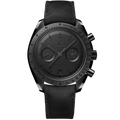 Speedmaster Dark Side of the Moon 44.25 mm, black ceramic on coated nylon fabric strap - 31092445101003 - View 1