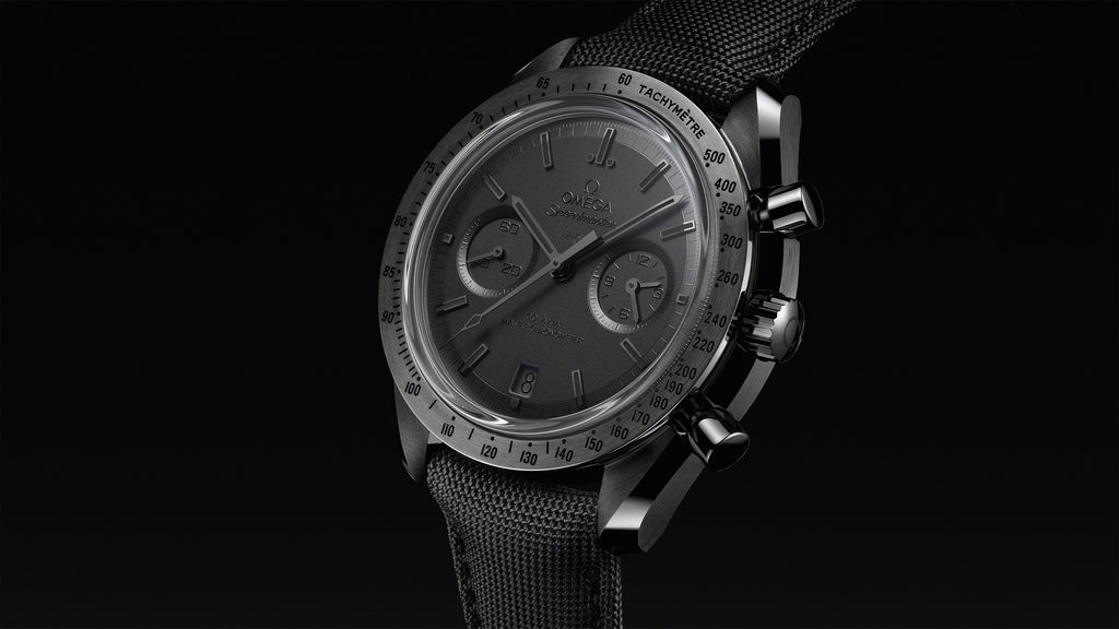 Speedmaster Dark Side of the Moon 44.25 mm, black ceramic on coated nylon fabric strap - 31092445101003 - View 8