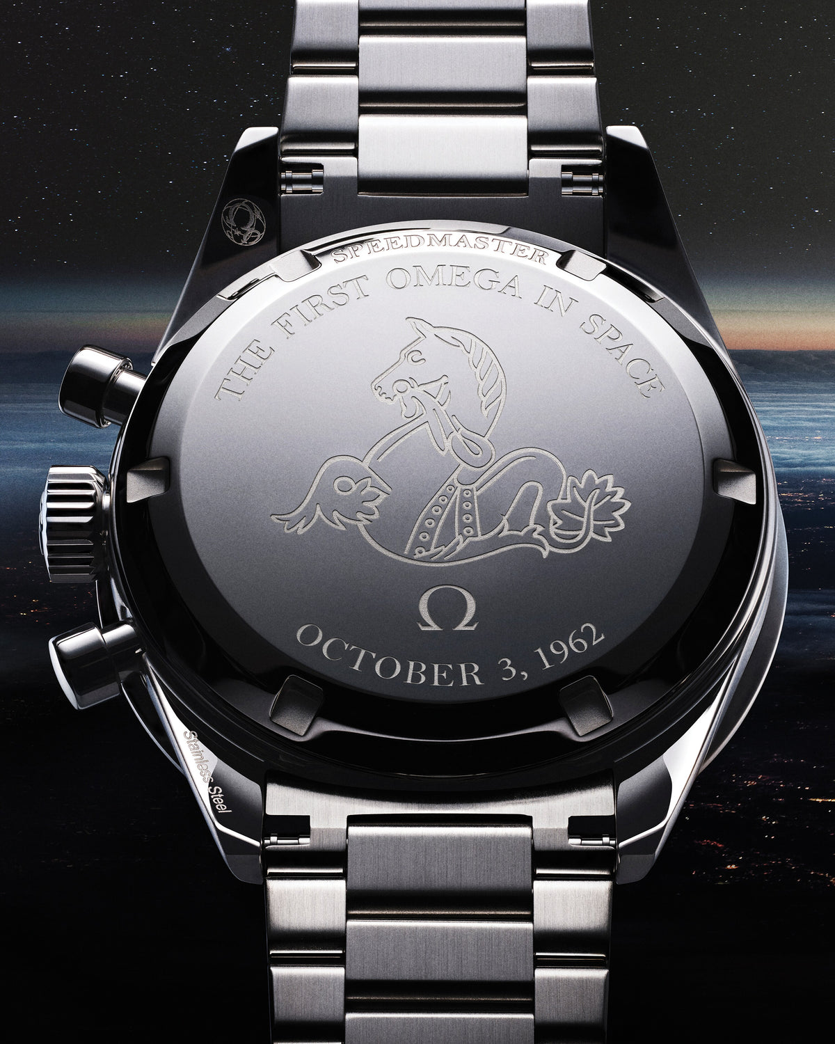 Speedmaster First OMEGA in Space 39.7 mm, steel on steel - 31030405006001 - View 13
