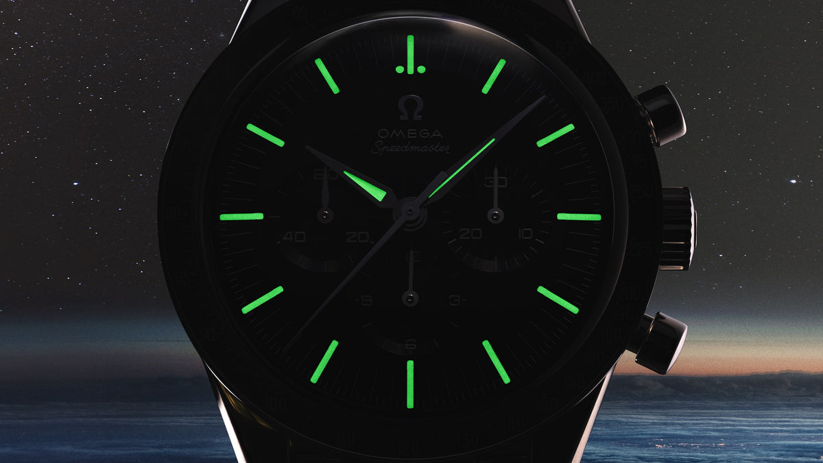 Speedmaster First OMEGA in Space 39.7 mm, steel on leather strap - 31032405006001 - View 10