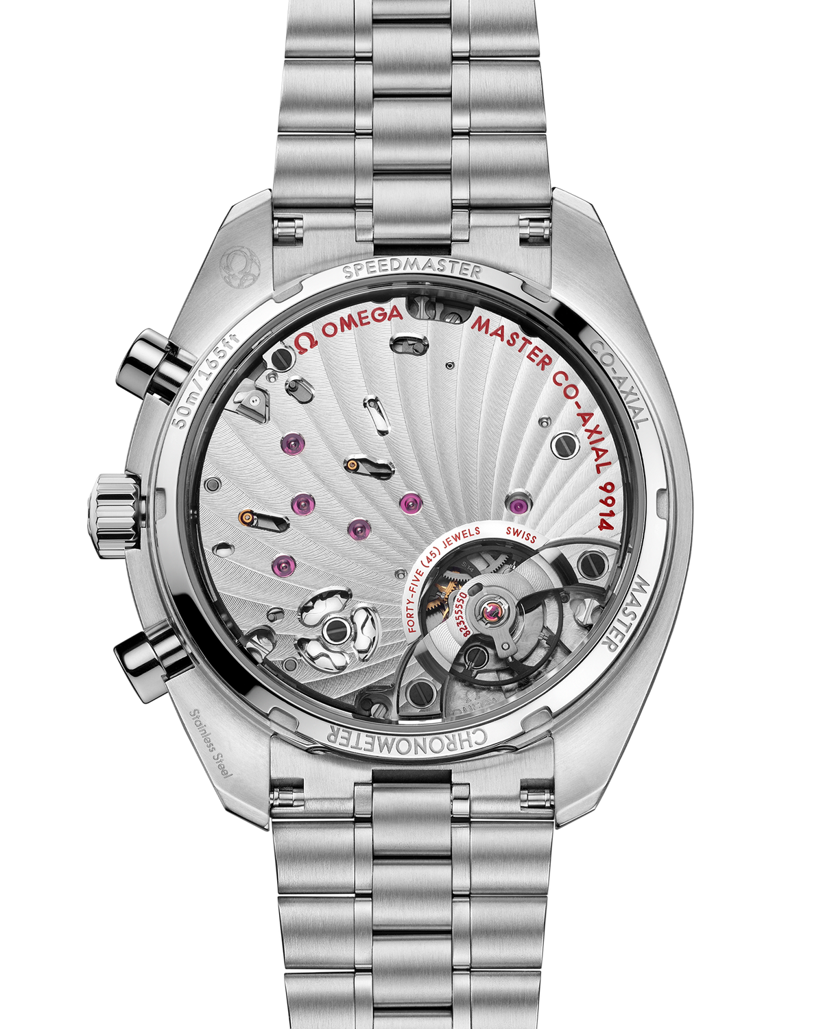 Speedmaster Moonphase 43 mm, steel on steel - 30430435201001 - View 2
