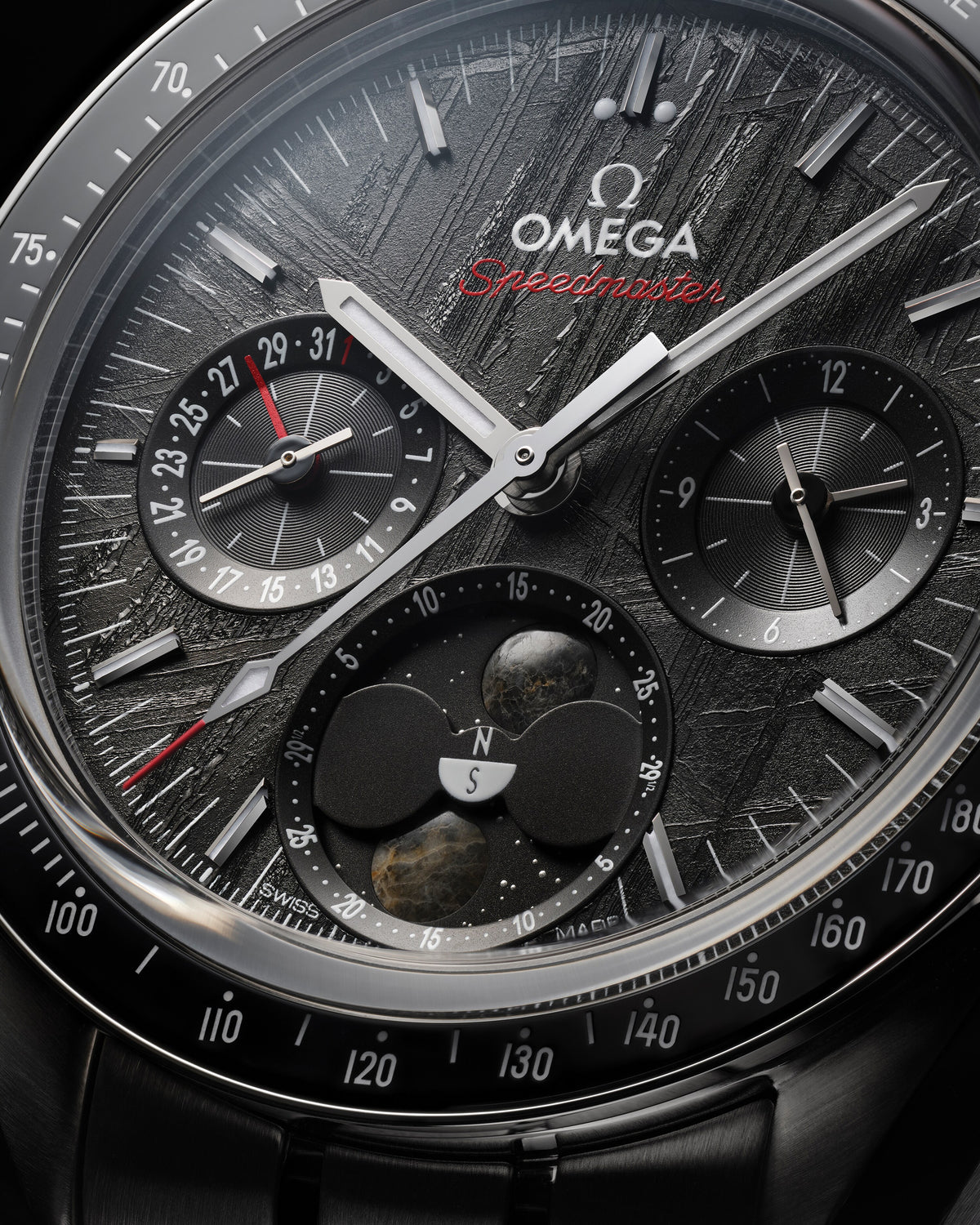 Speedmaster Moonphase 43 mm, steel on steel - 30430435201001 - View 8