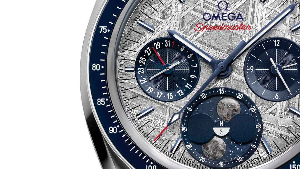 Speedmaster Moonphase 43 mm, steel on steel - 30430435206001 - View 4