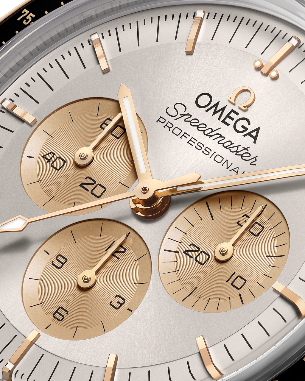 Speedmaster Moonwatch Professional 42 mm, steel - Moonshine™ gold on steel - Moonshine™ gold - 31020425002001 - View 5