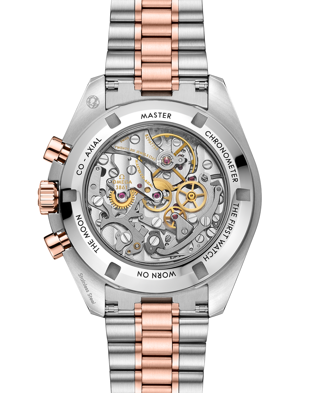 Speedmaster Moonwatch Professional 42 mm, steel - Sedna™ gold on steel - Sedna™ gold - 31020425099001 - View 2