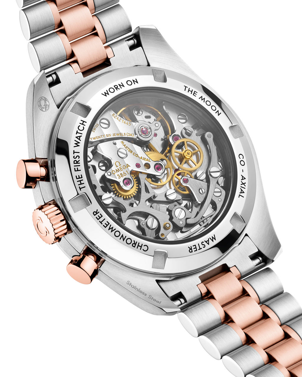 Speedmaster Moonwatch Professional 42 mm, steel - Sedna™ gold on steel - Sedna™ gold - 31020425099001 - View 3