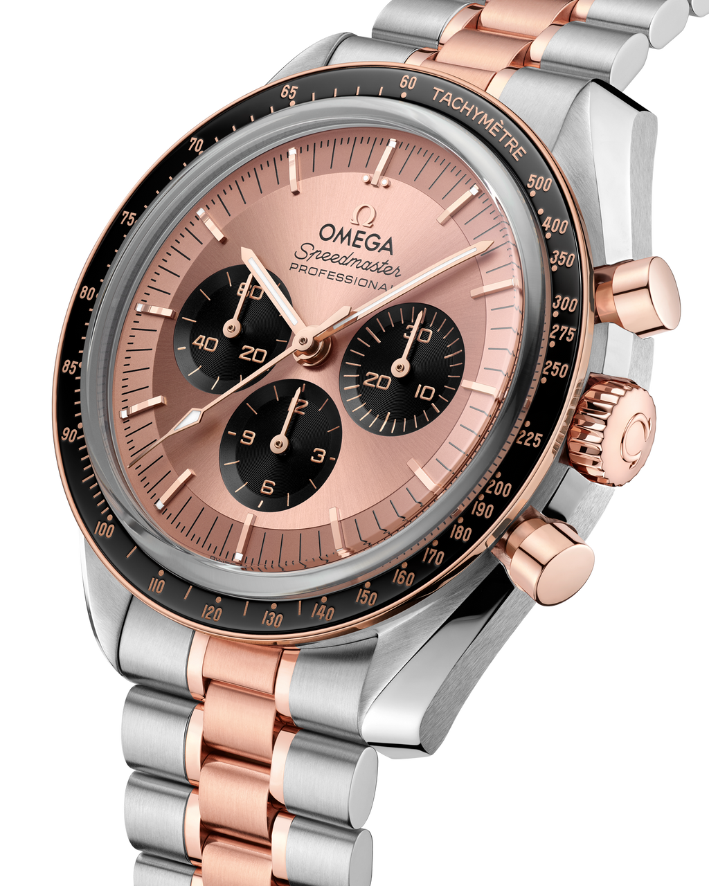 Speedmaster Moonwatch Professional 42 mm, steel - Sedna™ gold on steel - Sedna™ gold - 31020425099001 - View 4