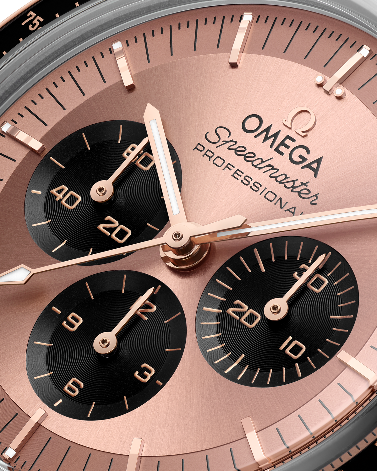 Speedmaster Moonwatch Professional 42 mm, steel - Sedna™ gold on alligator - 31023425099001 - View 4