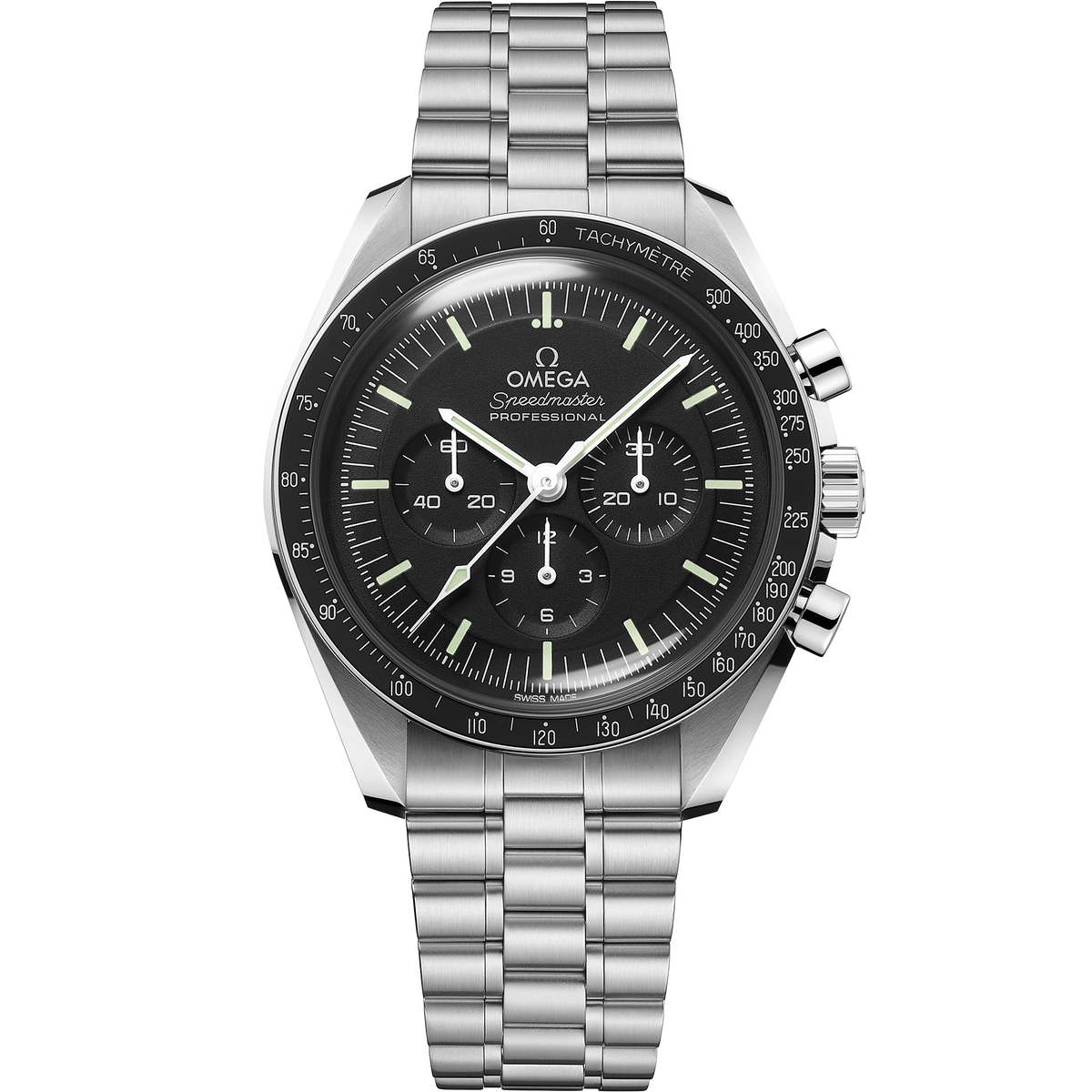 Speedmaster Moonwatch Professional 42 mm, steel on steel - 31030425001001 - View 1