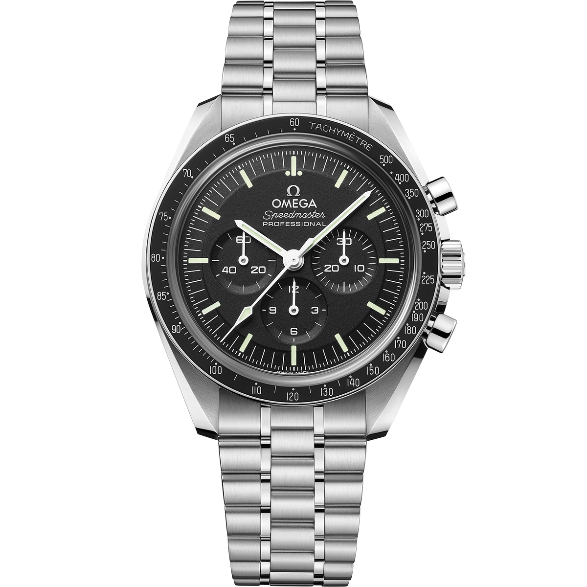 Speedmaster Moonwatch Professional 42 mm, steel on steel - 31030425001002 - View 1
