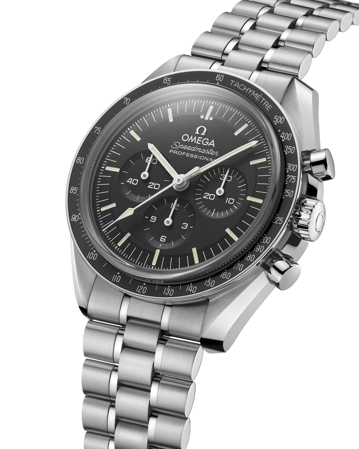 Speedmaster Moonwatch Professional 42 mm, steel on steel - 31030425001002 - View 3