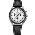 Speedmaster Moonwatch Professional 42 mm, steel on leather strap - 31032425004002 - View 1