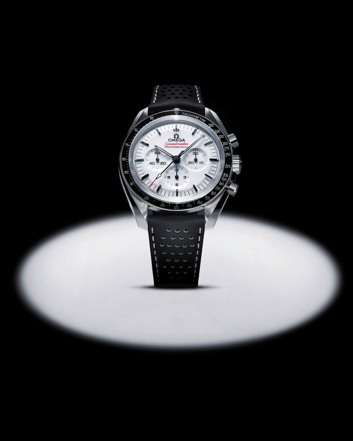 Speedmaster Moonwatch Professional 42 mm, steel on leather strap - 31032425004002 - View 9
