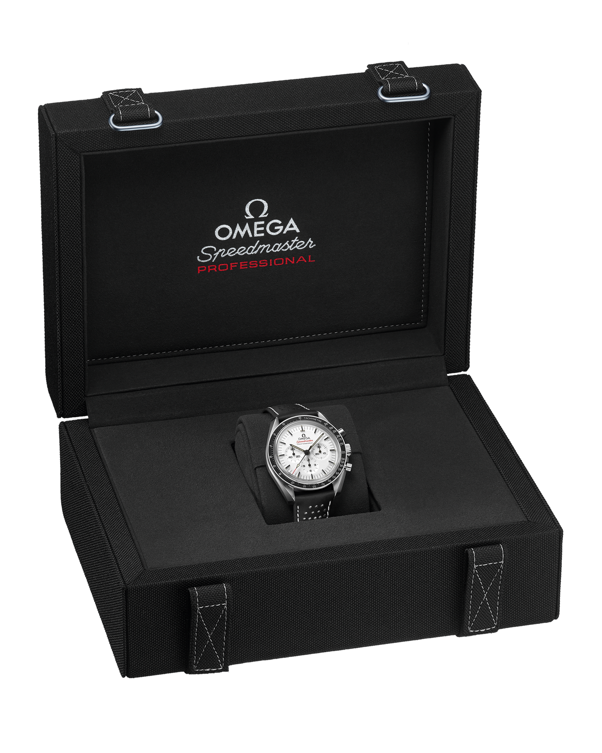 Speedmaster Moonwatch Professional 42 mm, steel on leather strap - 31032425004002 - View 11