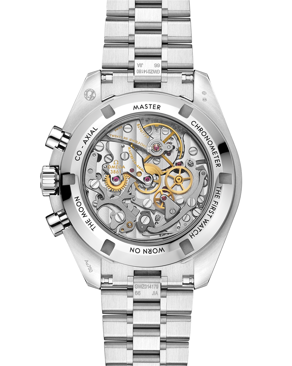 Speedmaster Moonwatch Professional 42 mm, Canopus Gold™ on Canopus Gold™ - 31055425002001 - View 2